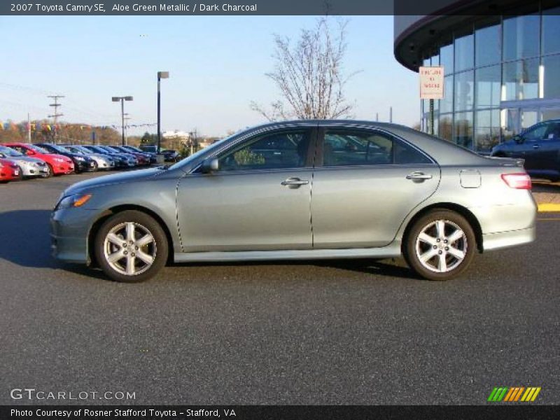 Aloe Green Metallic / Dark Charcoal 2007 Toyota Camry SE