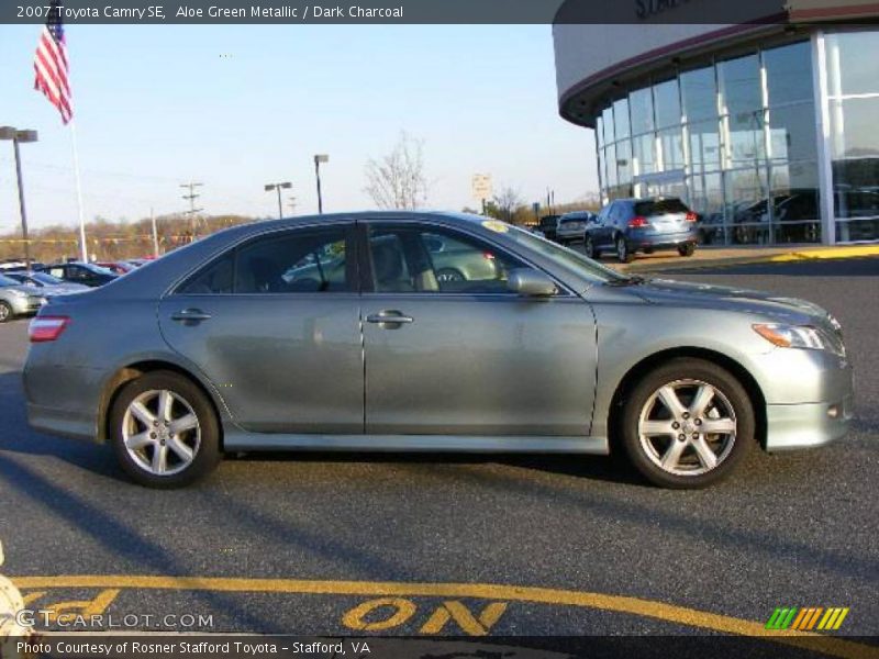 Aloe Green Metallic / Dark Charcoal 2007 Toyota Camry SE