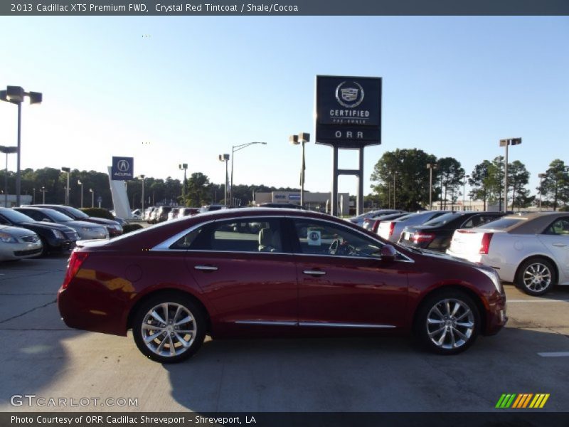 Crystal Red Tintcoat / Shale/Cocoa 2013 Cadillac XTS Premium FWD