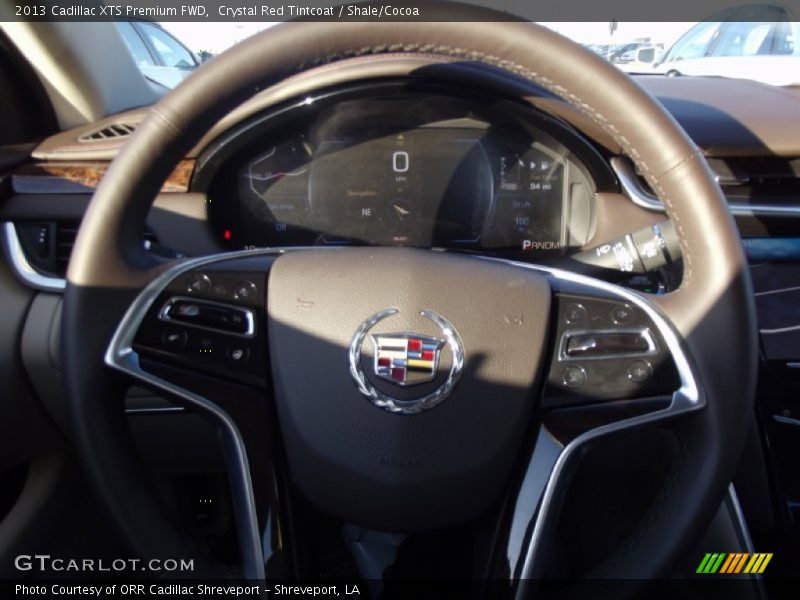 Crystal Red Tintcoat / Shale/Cocoa 2013 Cadillac XTS Premium FWD