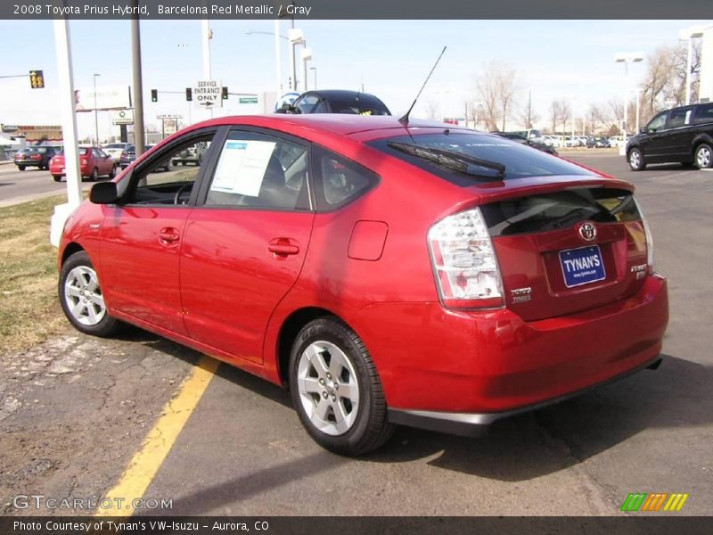 Barcelona Red Metallic / Gray 2008 Toyota Prius Hybrid