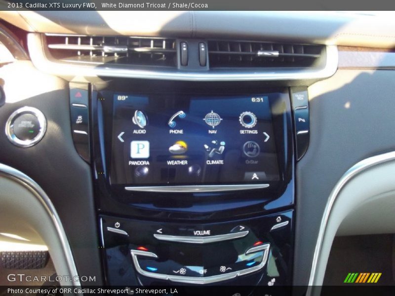 White Diamond Tricoat / Shale/Cocoa 2013 Cadillac XTS Luxury FWD