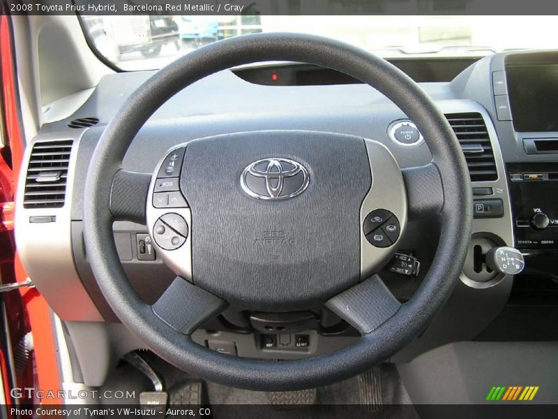 Barcelona Red Metallic / Gray 2008 Toyota Prius Hybrid
