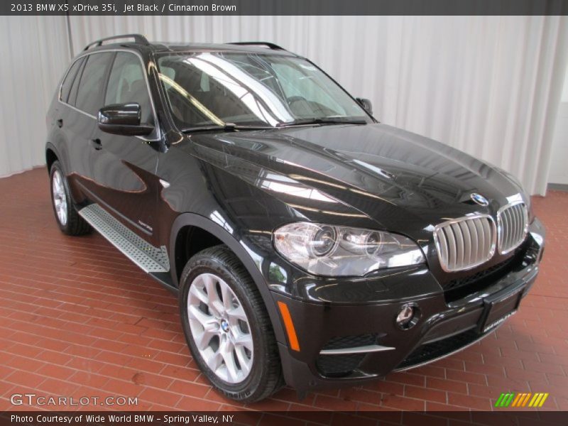 Jet Black / Cinnamon Brown 2013 BMW X5 xDrive 35i