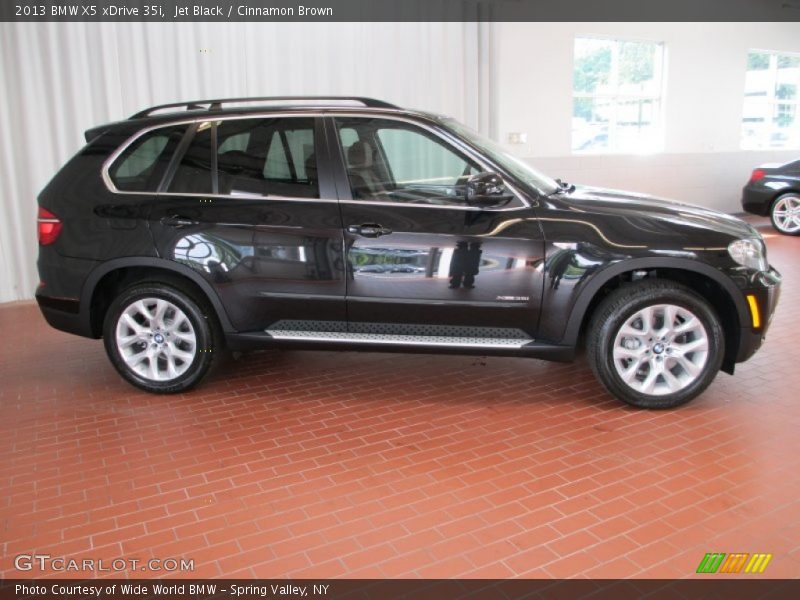 Jet Black / Cinnamon Brown 2013 BMW X5 xDrive 35i