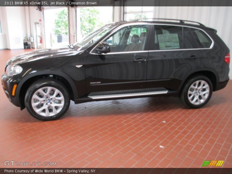 Jet Black / Cinnamon Brown 2013 BMW X5 xDrive 35i