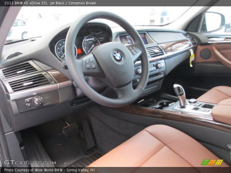 Jet Black / Cinnamon Brown 2013 BMW X5 xDrive 35i