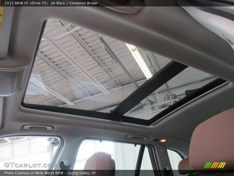 Jet Black / Cinnamon Brown 2013 BMW X5 xDrive 35i