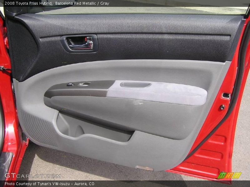 Barcelona Red Metallic / Gray 2008 Toyota Prius Hybrid