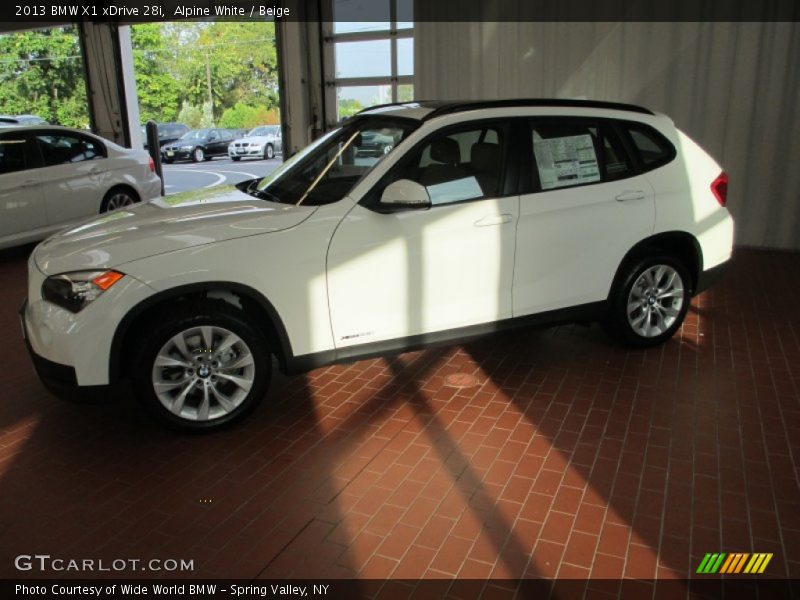 Alpine White / Beige 2013 BMW X1 xDrive 28i