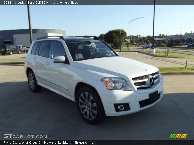 Arctic White / Black 2011 Mercedes-Benz GLK 350