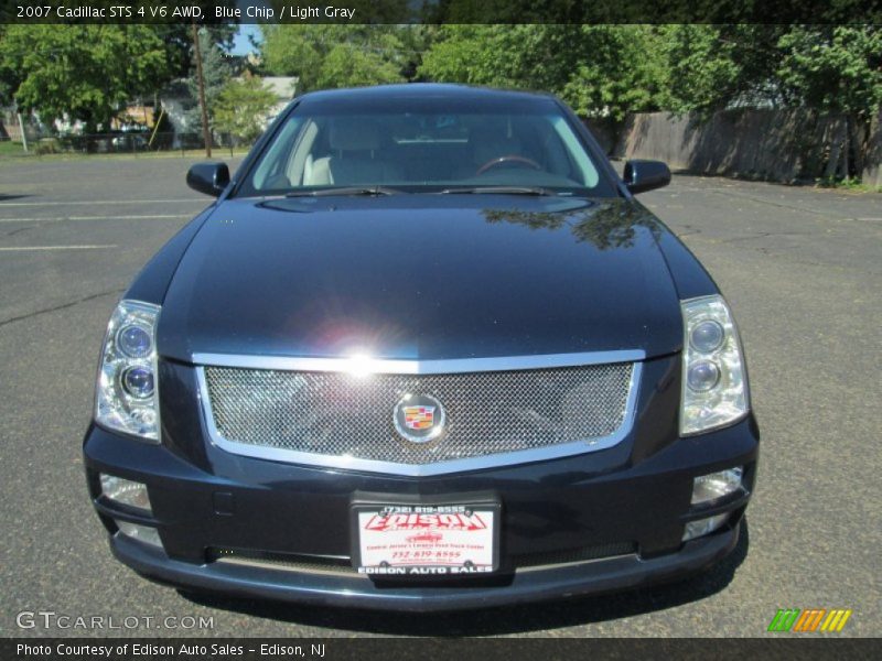 Blue Chip / Light Gray 2007 Cadillac STS 4 V6 AWD