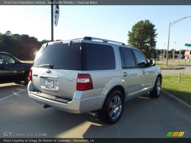 Ingot Silver Metallic / Charcoal Black 2010 Ford Expedition Limited