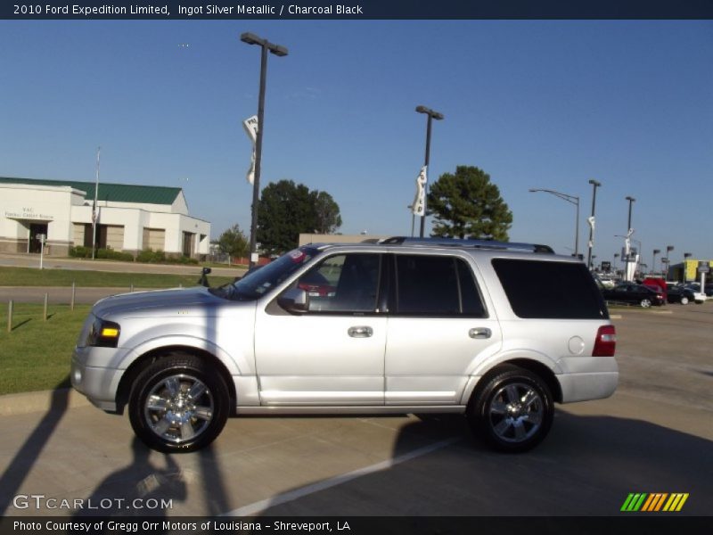 Ingot Silver Metallic / Charcoal Black 2010 Ford Expedition Limited