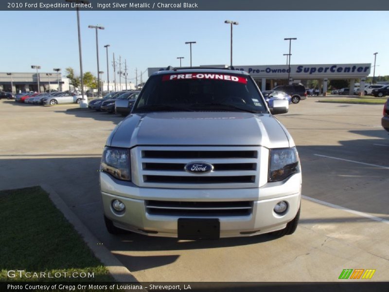 Ingot Silver Metallic / Charcoal Black 2010 Ford Expedition Limited