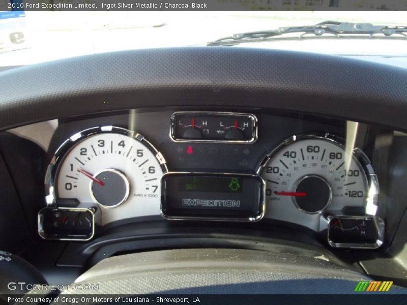 Ingot Silver Metallic / Charcoal Black 2010 Ford Expedition Limited
