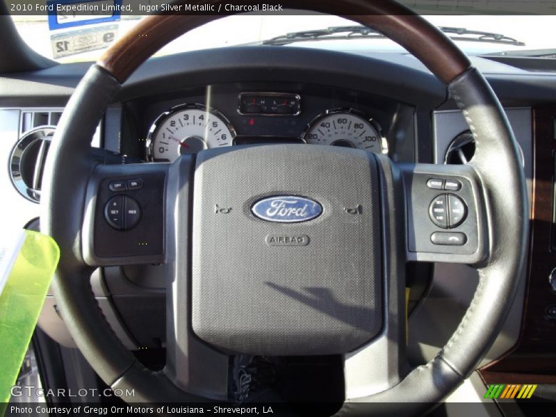 Ingot Silver Metallic / Charcoal Black 2010 Ford Expedition Limited
