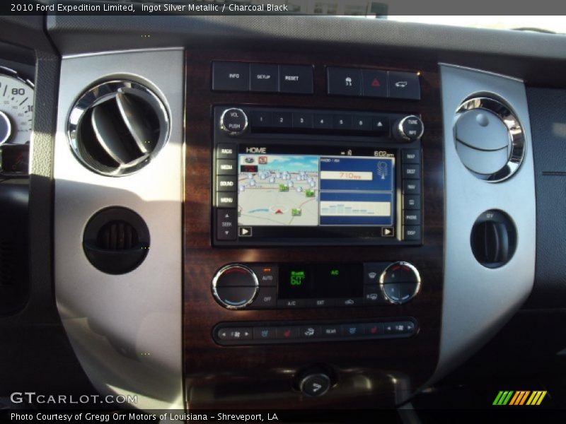 Ingot Silver Metallic / Charcoal Black 2010 Ford Expedition Limited