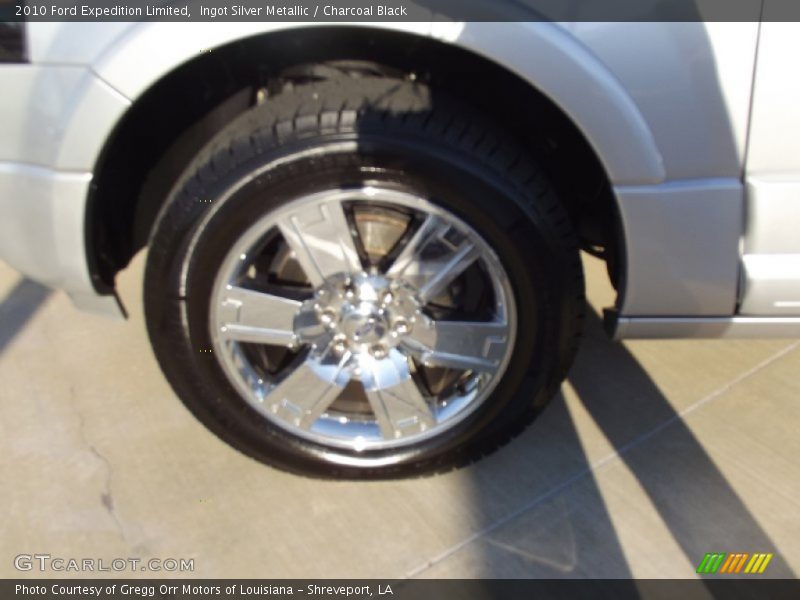Ingot Silver Metallic / Charcoal Black 2010 Ford Expedition Limited