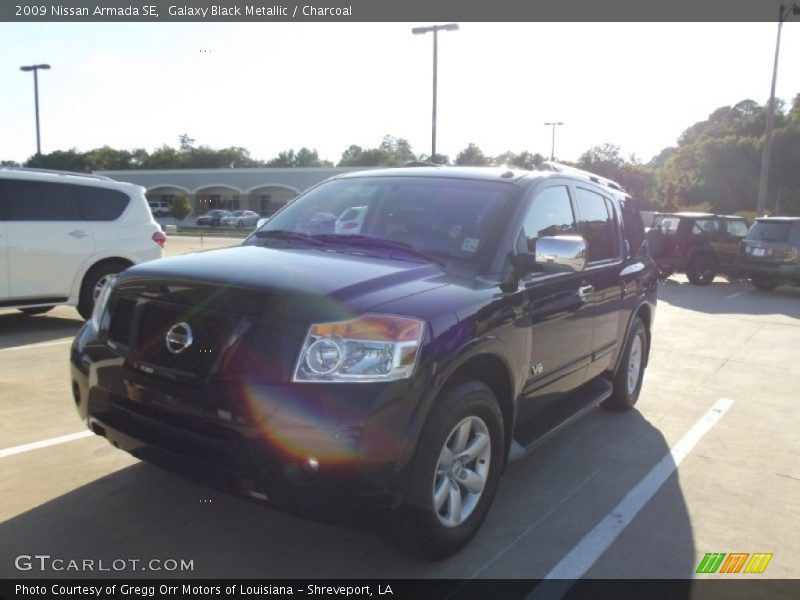 Galaxy Black Metallic / Charcoal 2009 Nissan Armada SE