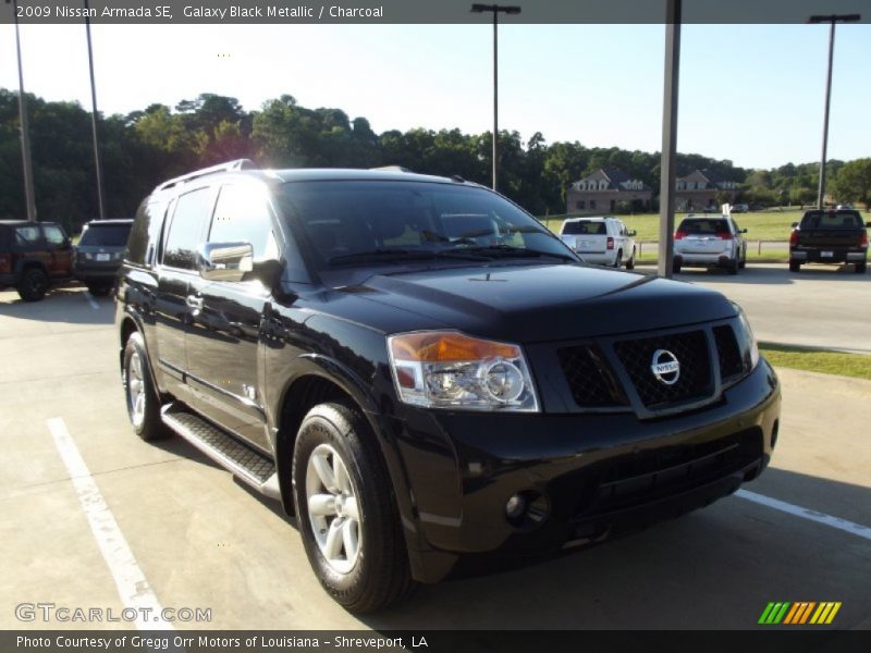 Galaxy Black Metallic / Charcoal 2009 Nissan Armada SE