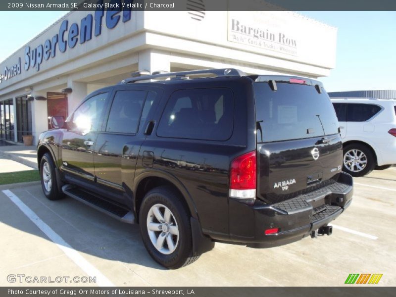 Galaxy Black Metallic / Charcoal 2009 Nissan Armada SE