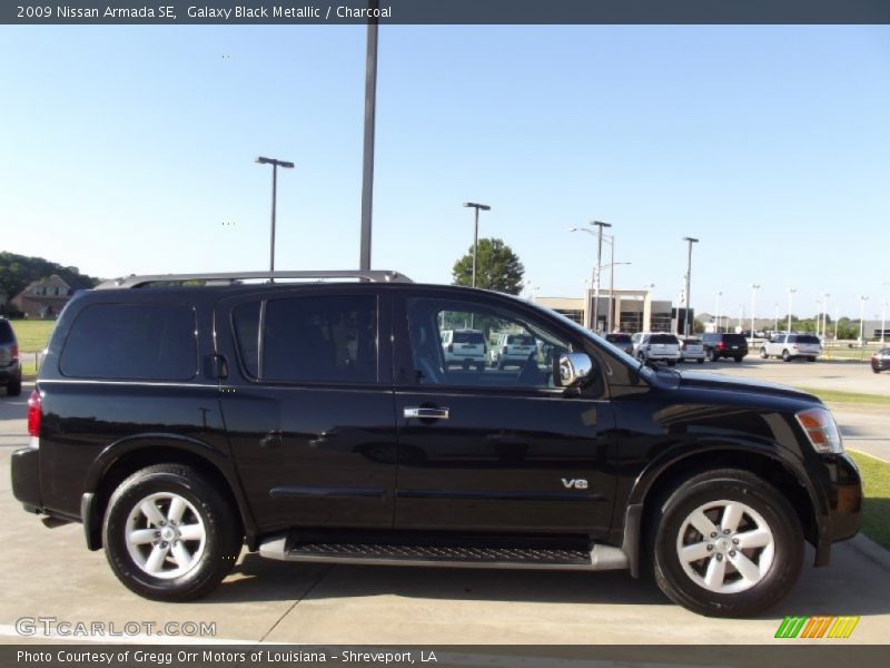 Galaxy Black Metallic / Charcoal 2009 Nissan Armada SE