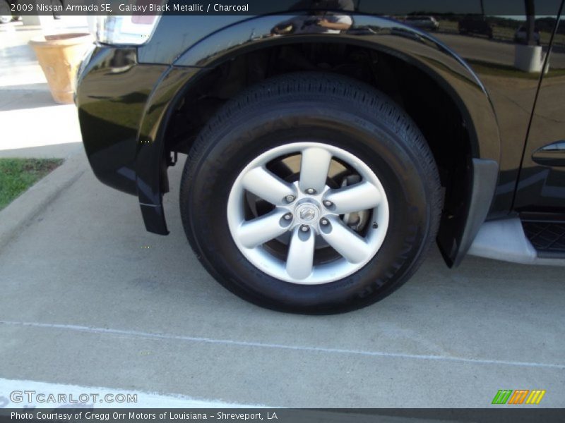 Galaxy Black Metallic / Charcoal 2009 Nissan Armada SE