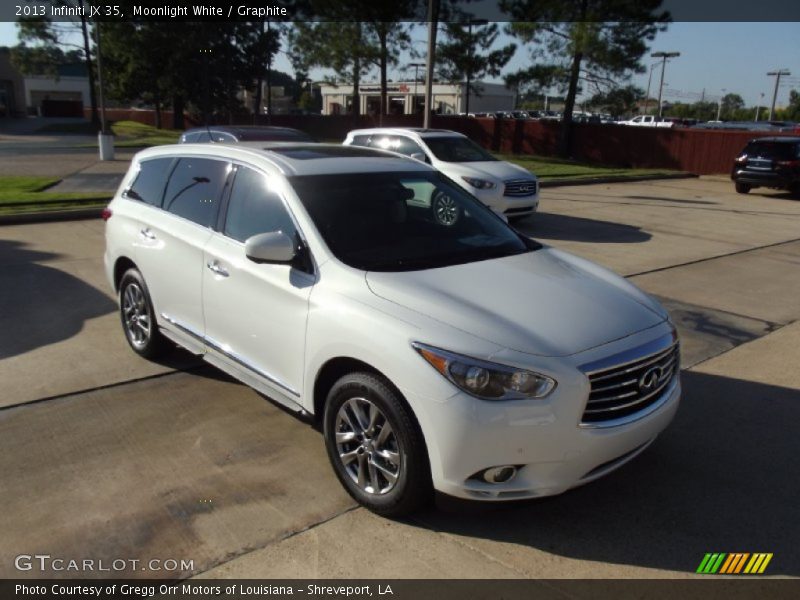 Moonlight White / Graphite 2013 Infiniti JX 35