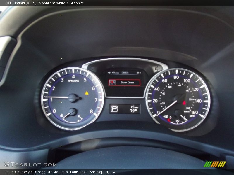 Moonlight White / Graphite 2013 Infiniti JX 35