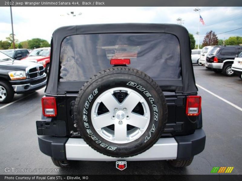 Black / Black 2012 Jeep Wrangler Unlimited Sahara 4x4