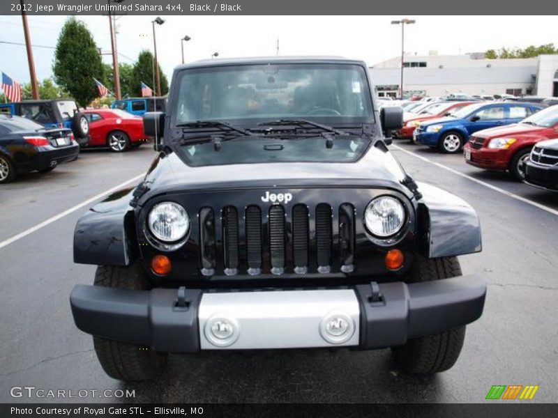 Black / Black 2012 Jeep Wrangler Unlimited Sahara 4x4