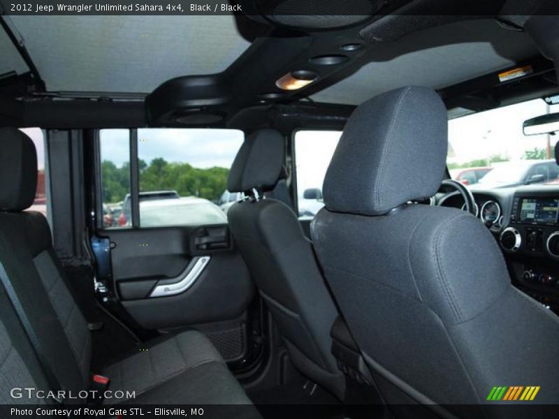 Black / Black 2012 Jeep Wrangler Unlimited Sahara 4x4