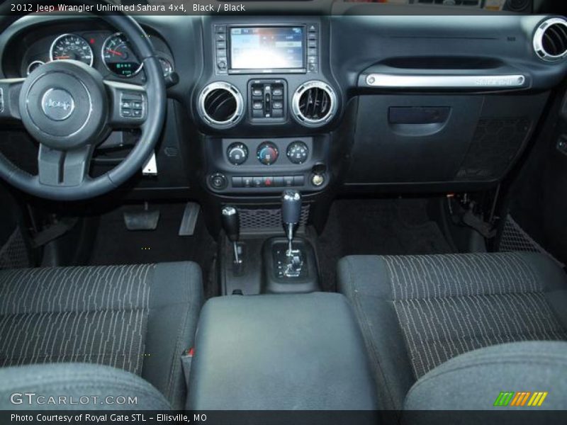 Black / Black 2012 Jeep Wrangler Unlimited Sahara 4x4