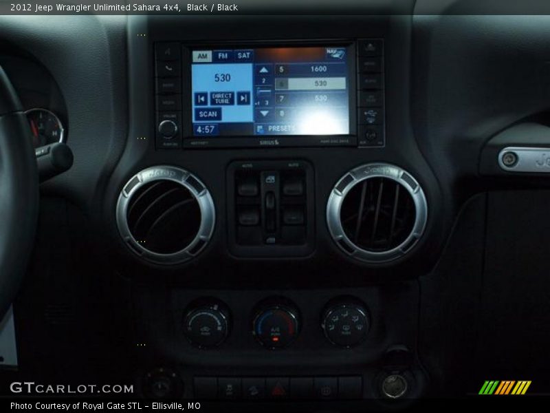 Black / Black 2012 Jeep Wrangler Unlimited Sahara 4x4