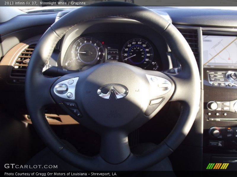 Moonlight White / Graphite 2013 Infiniti FX 37