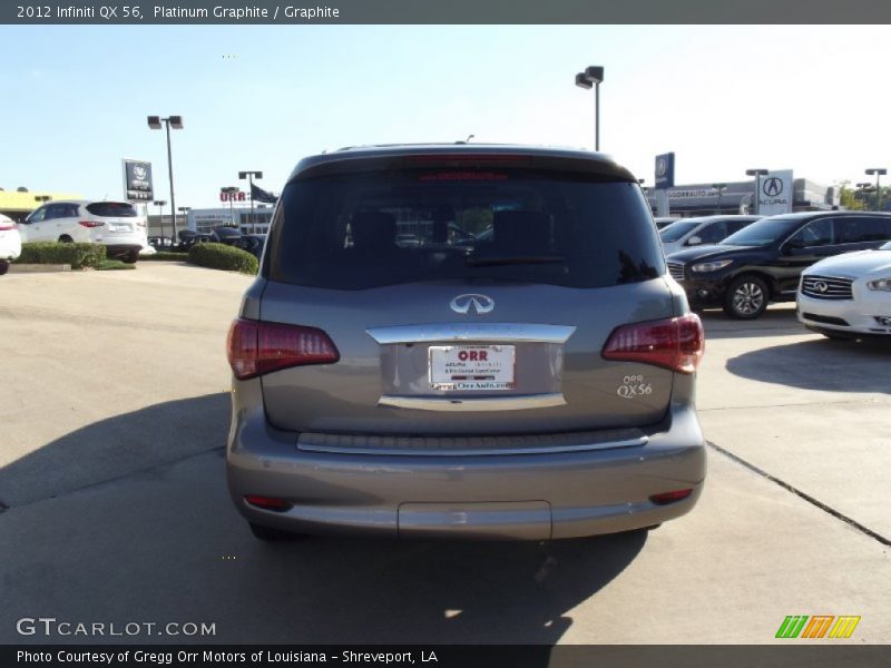 Platinum Graphite / Graphite 2012 Infiniti QX 56