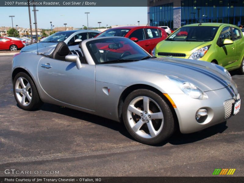 Cool Silver / Ebony 2007 Pontiac Solstice Roadster