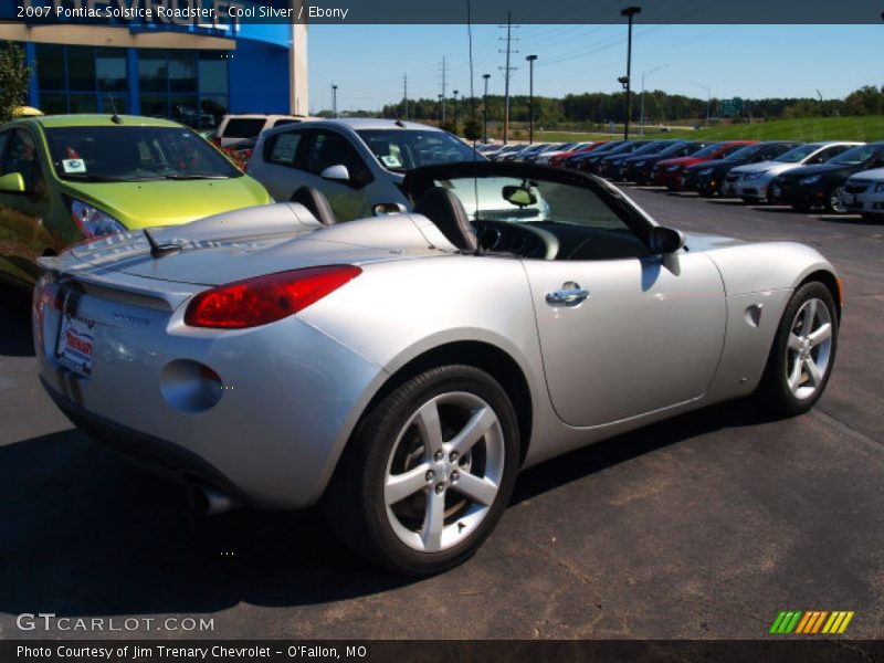 Cool Silver / Ebony 2007 Pontiac Solstice Roadster