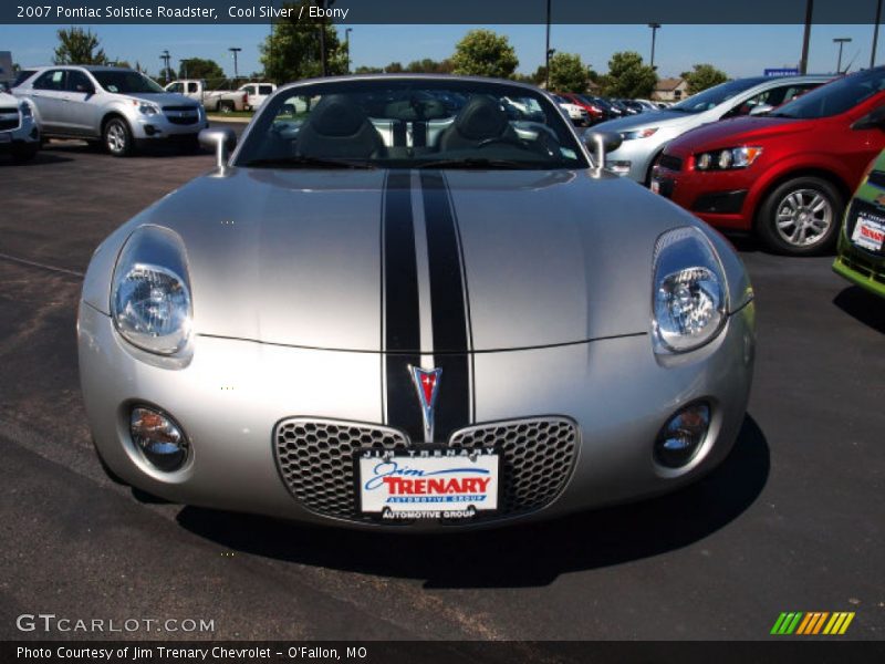 Cool Silver / Ebony 2007 Pontiac Solstice Roadster