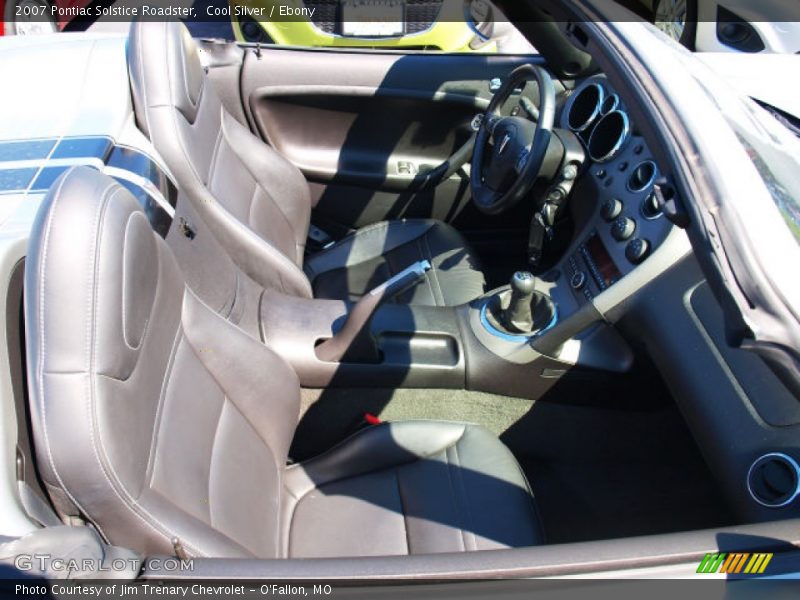 Cool Silver / Ebony 2007 Pontiac Solstice Roadster