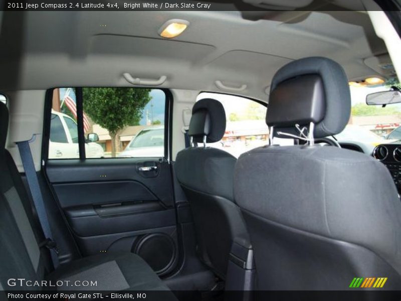 Bright White / Dark Slate Gray 2011 Jeep Compass 2.4 Latitude 4x4