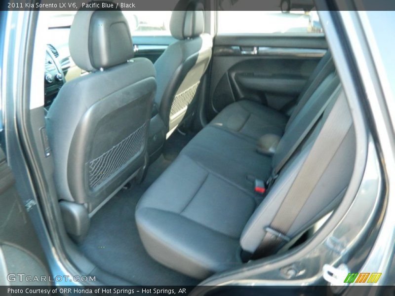 Pacific Blue / Black 2011 Kia Sorento LX V6