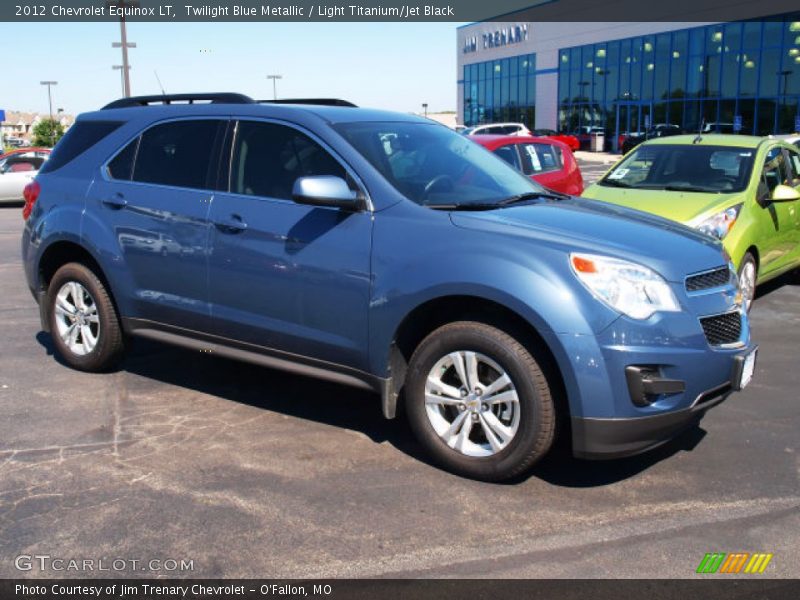 Twilight Blue Metallic / Light Titanium/Jet Black 2012 Chevrolet Equinox LT