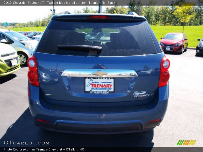 Twilight Blue Metallic / Light Titanium/Jet Black 2012 Chevrolet Equinox LT