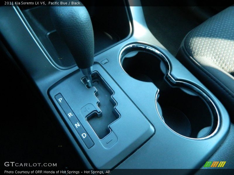 Pacific Blue / Black 2011 Kia Sorento LX V6