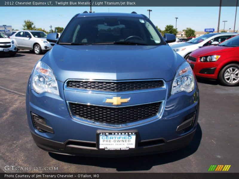 Twilight Blue Metallic / Light Titanium/Jet Black 2012 Chevrolet Equinox LT