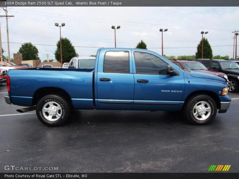 Atlantic Blue Pearl / Taupe 2004 Dodge Ram 2500 SLT Quad Cab