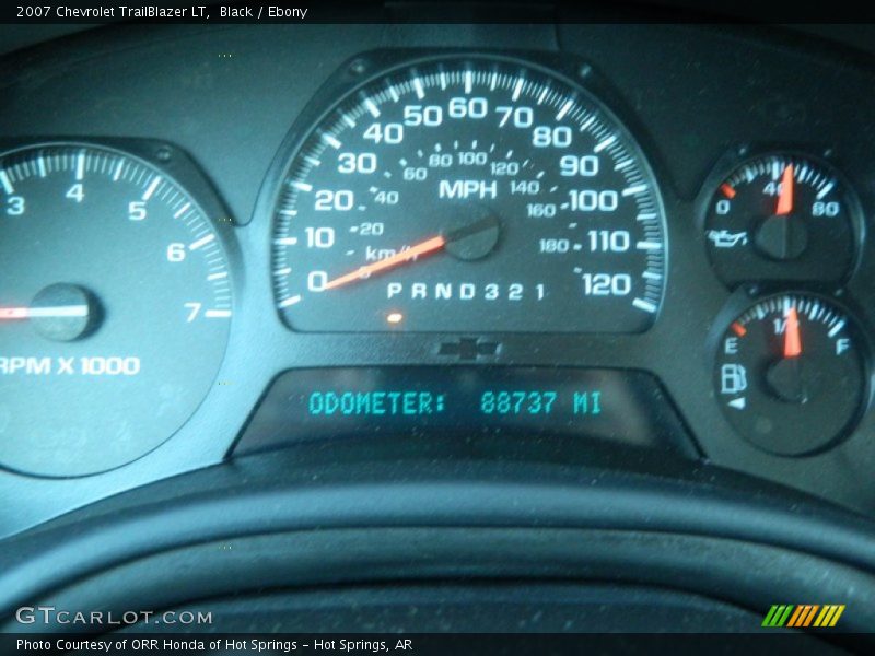 Black / Ebony 2007 Chevrolet TrailBlazer LT