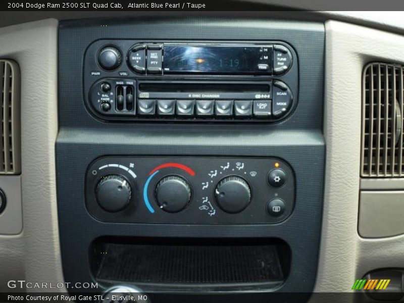 Atlantic Blue Pearl / Taupe 2004 Dodge Ram 2500 SLT Quad Cab